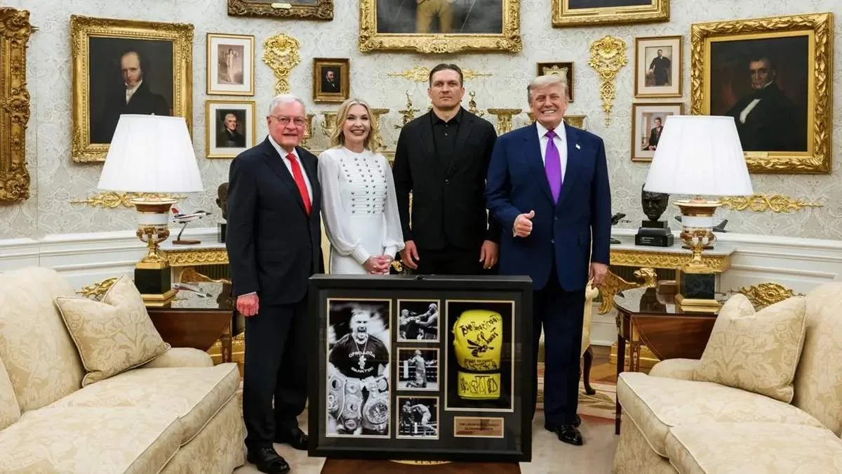 Зустріч Усика з Трампом: деталі розмови про бокс і Україну